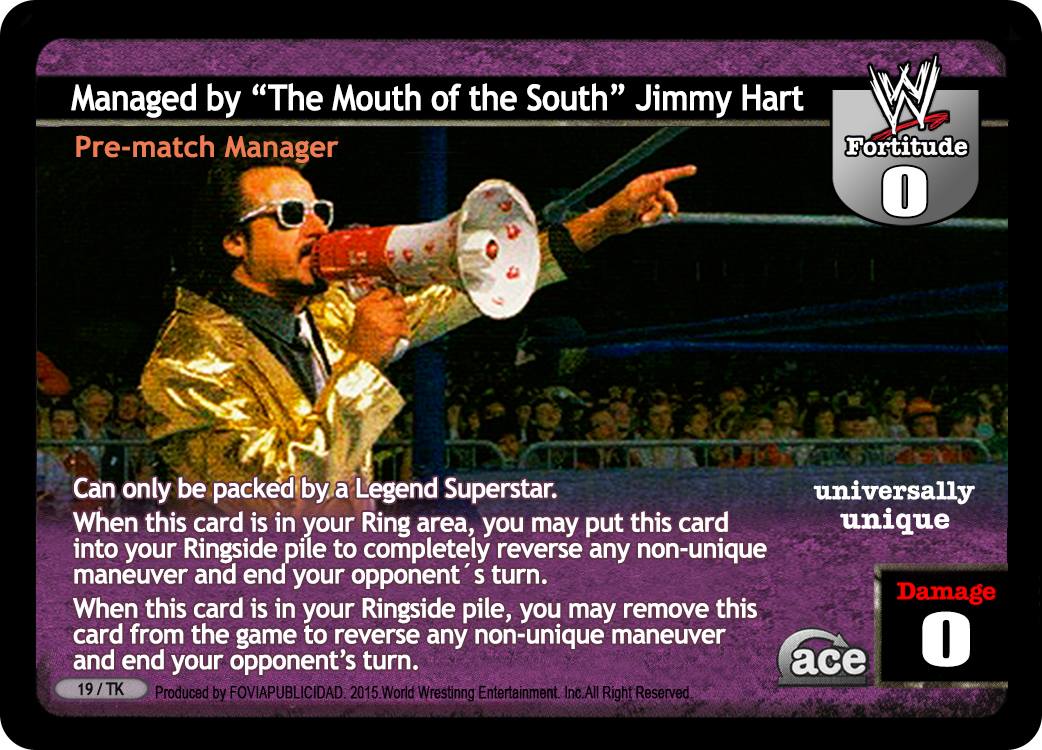 Managed by "The Mouth of the South" Jimmy Hart